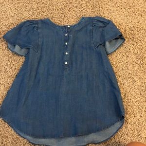 Brand new denim top